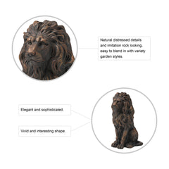 Guardian Standing Lion Statue