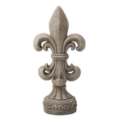 Standing Fleur De Lis Garden Statue