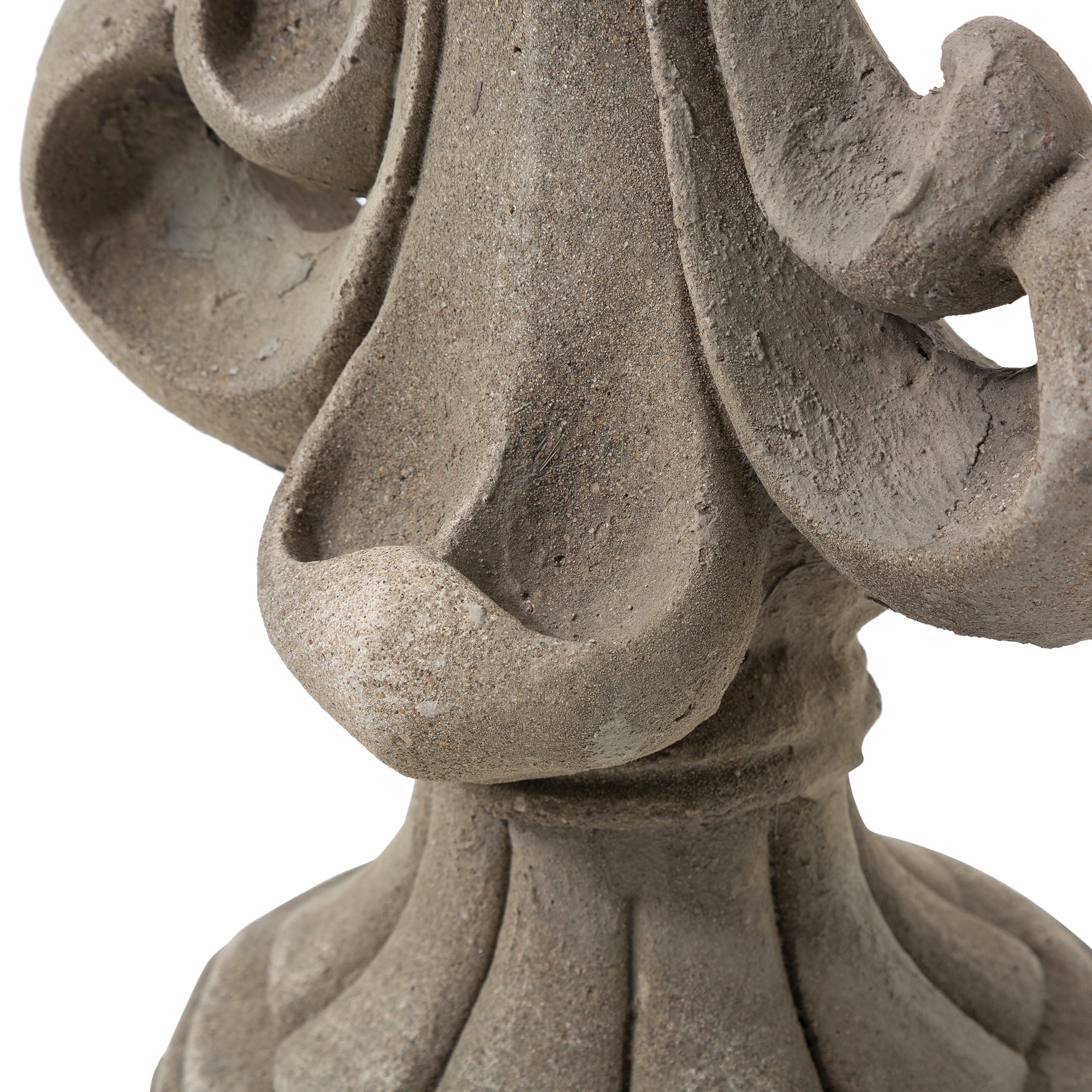  Glitzhome Standing Fleur De Lis Garden Statue - Brown - Bonton