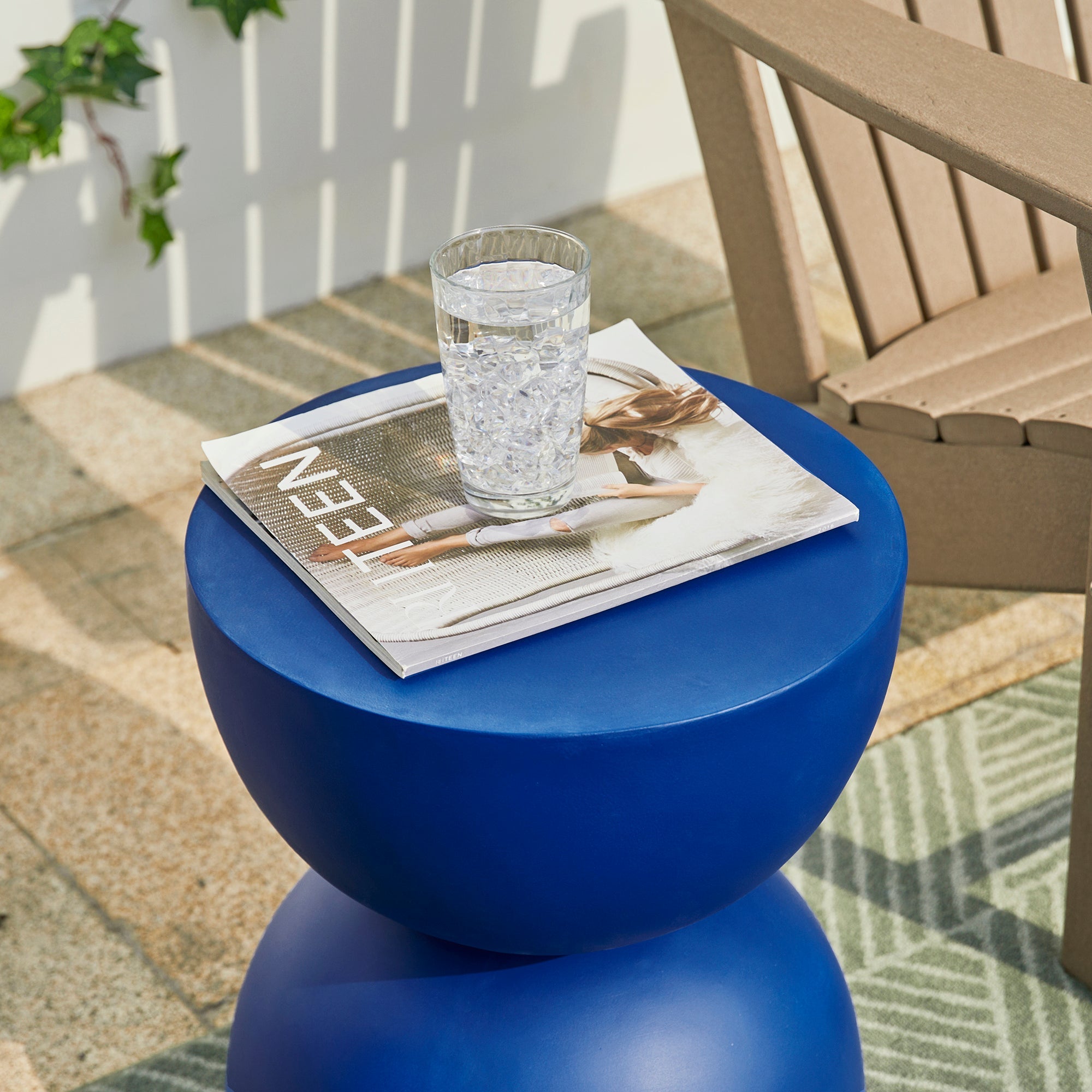  Glitzhome Multi-functional Garden Stool - Gray - Bonton