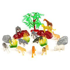 WORLD of ANIMALS 20 PIECE SET ( 18 Sets - 360 Pcs )