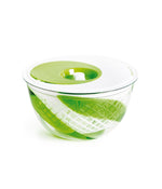 Snips By Widgeteer Spin & Serve Salad Spinner, 20 Cups White/Green