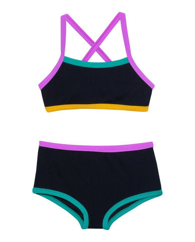 Pix Bralette Bikini Top and Bikini Bottom Set