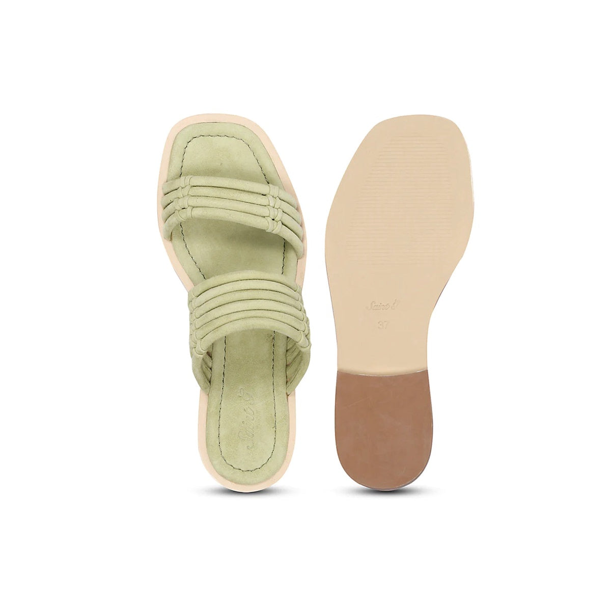  Saint G Saint G Zoya - Flat Sandals - Safari - Bonton