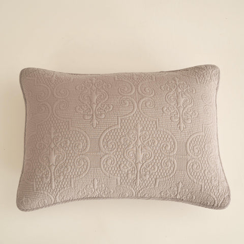 DaDa Bedding Neutral Taupe Beige Sandy Elegant Matelasse Cotton Quilted Bedspread Set (JHW-585) by DaDa Bedding Collection