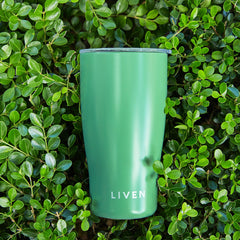 Liven Glow™ Ceramic-Coated Stainless Steel Tumbler 19 Oz