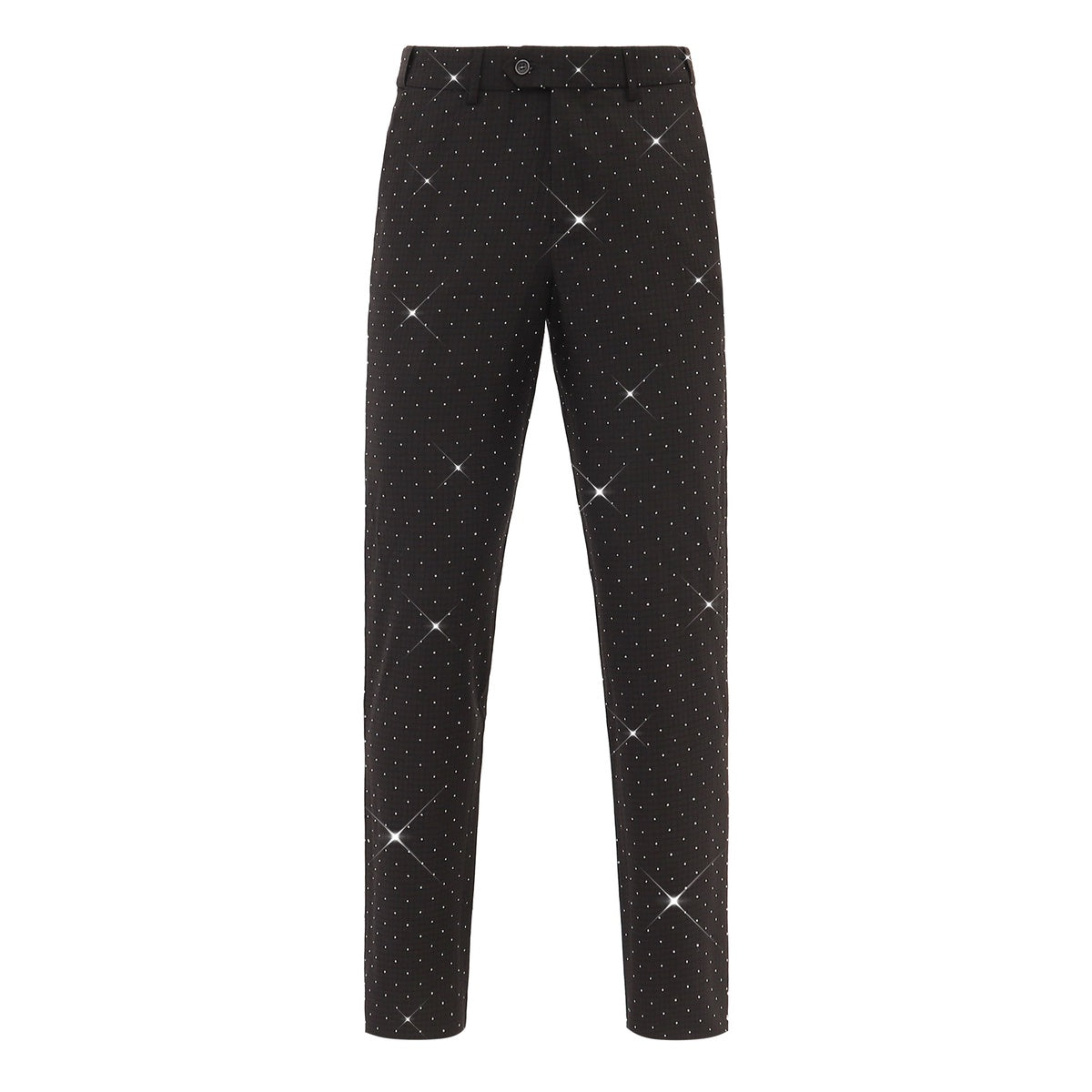  Barocco Crystal Checks BLACK/SILVER - BLACK/SILVER - Bonton