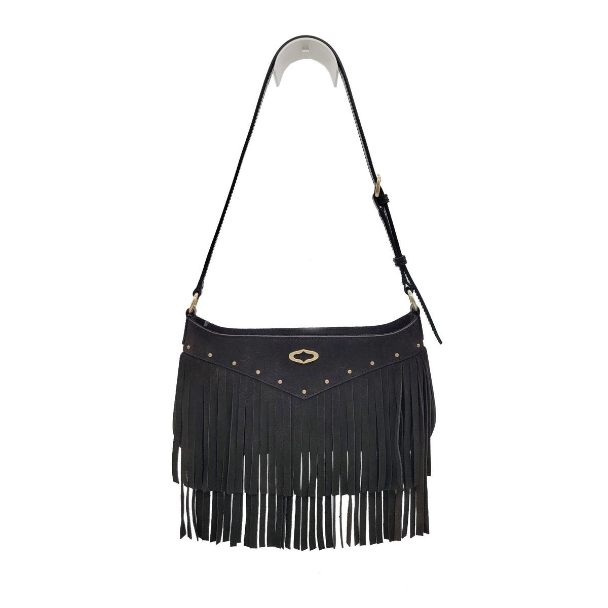  Oryany Moroccan Fringe Shoulder - Dark Chocolate - Bonton