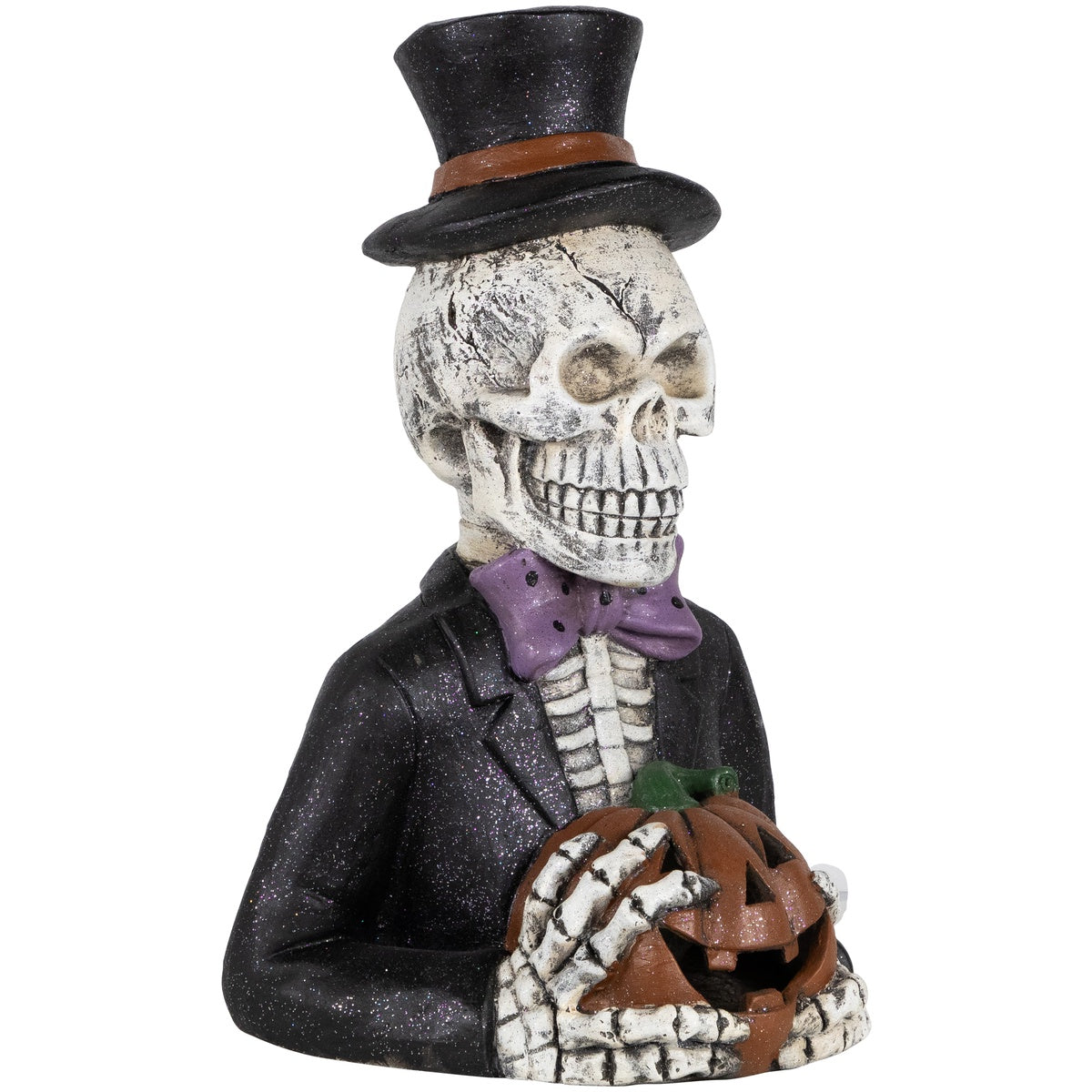  Northlight LED Lighted Skeleton With Jack-O-Lantern Halloween Decoration - 23.5