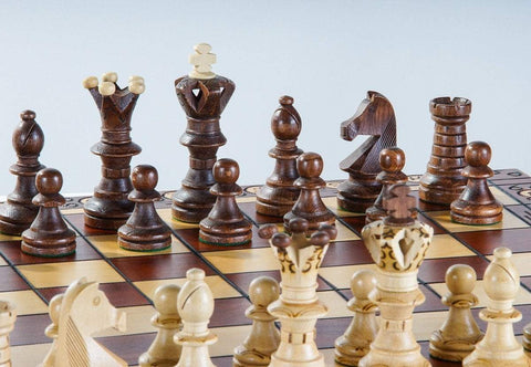 21" Ambassador Wooden Chess Set - Chess Set - Chess-House