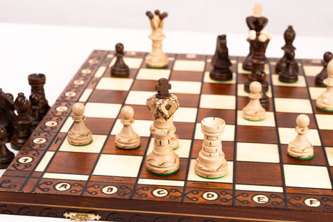 21" Ambassador Wooden Chess Set - Chess Set - Chess-House