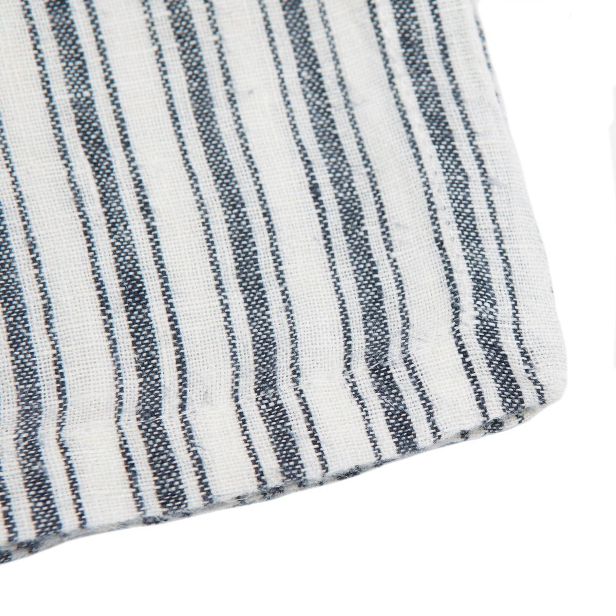  Caravan Boat Stripe Napkins, Set of 4 - Indigo & White - Bonton