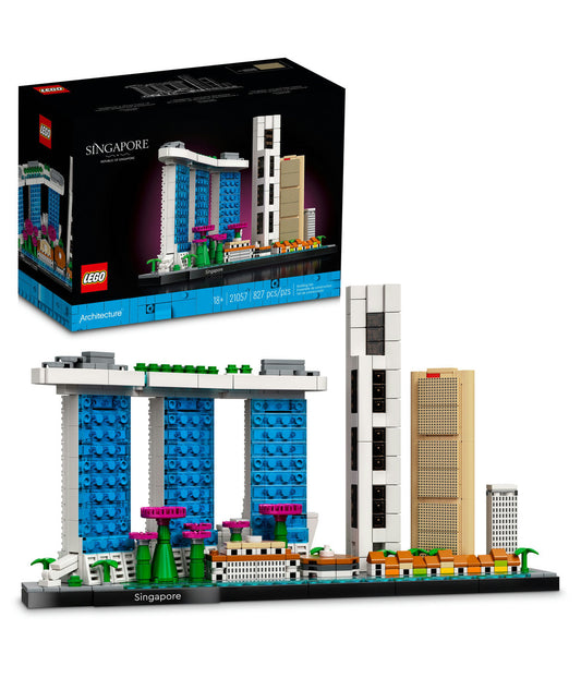 LEGO Architecture Skyline Collection: Singapore 21057 Building Kit (827 Pieces)