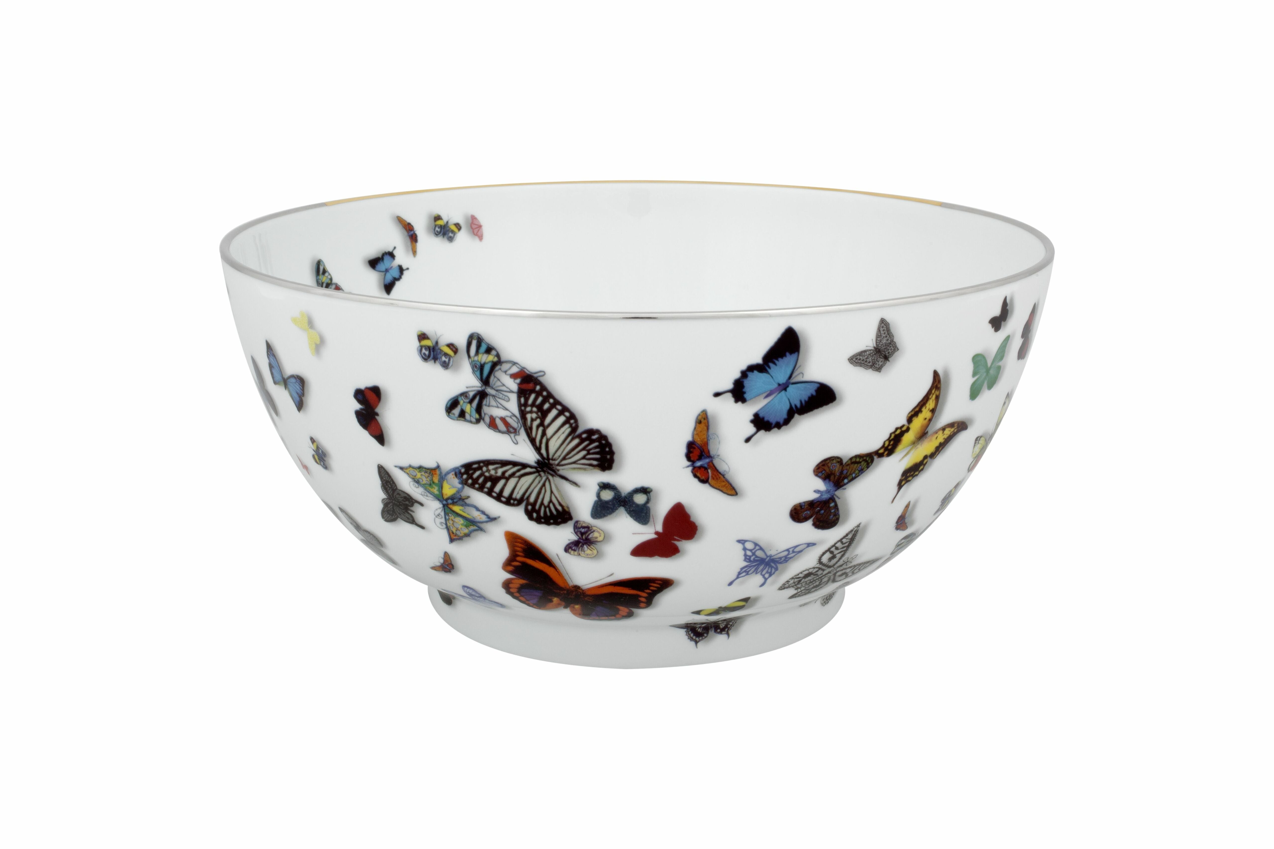  Christian Lacroix by Vista Alegre Butterfly Parade Salad Bowl - Multi - Bonton