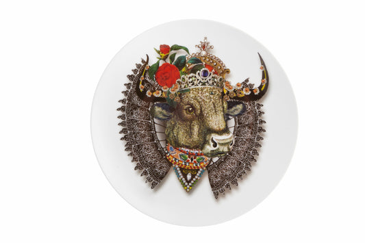 Love Who You Want Dessert Plate "Queenbull"