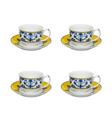 Castelo Branco Coffee Cups & Saucers Set of 4