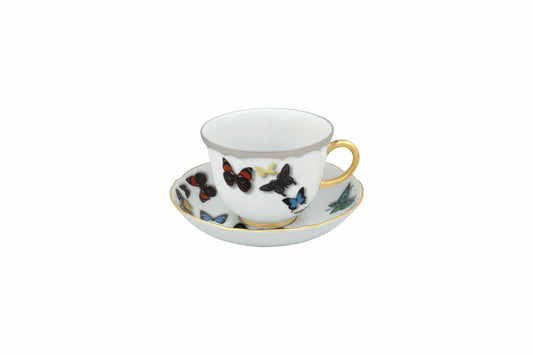 Butterfly Parade Tea Cups & Saucers Set of 4