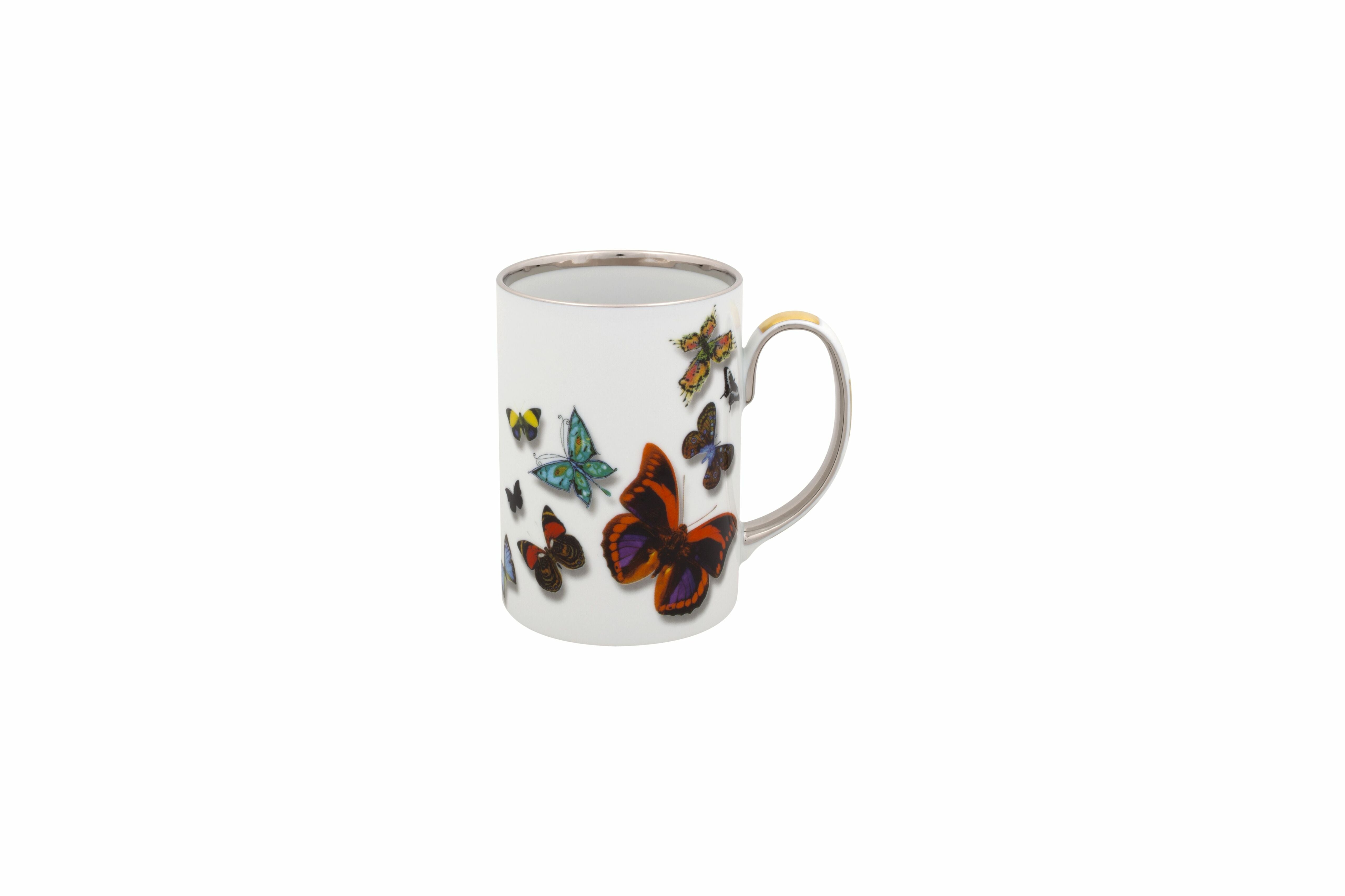  Christian Lacroix by Vista Alegre Butterfly Parade Mugs Set of 4 - Multi - Bonton