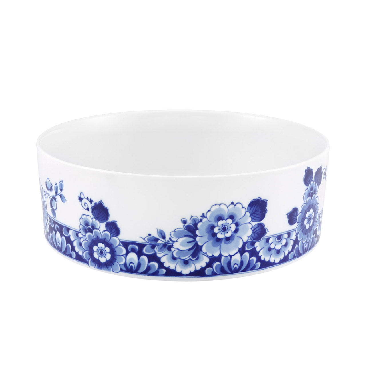  Vista Alegre Blue Ming Large Salad Bowl - Blue/White - Bonton