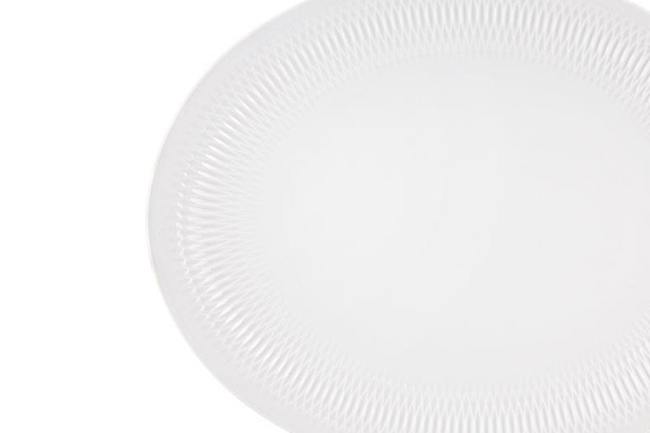  Vista Alegre Utopia Oval Platter - White - Bonton