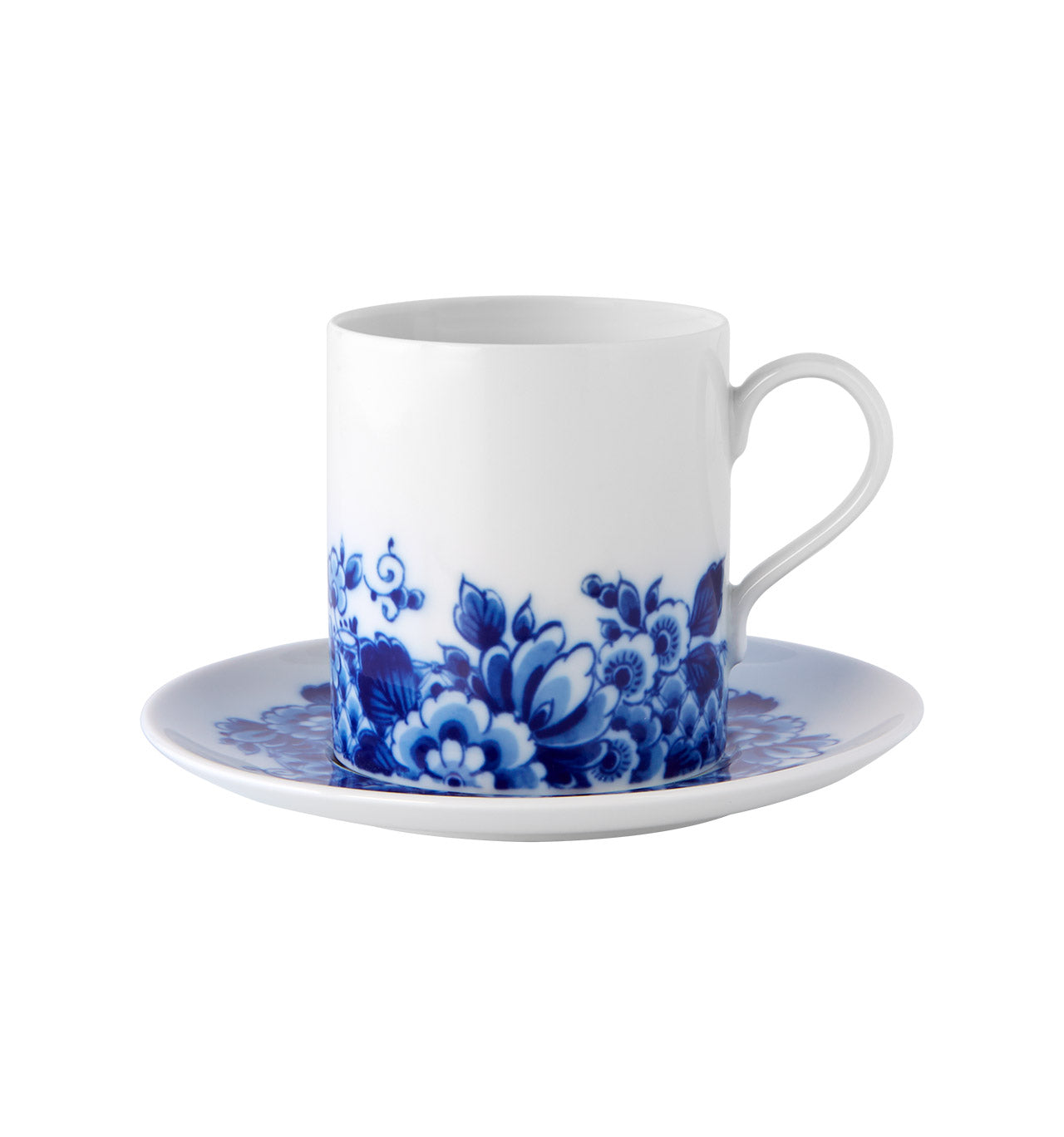  Vista Alegre Blue Ming Tea Cups & Saucers Set of 4 - Blue/White - Bonton