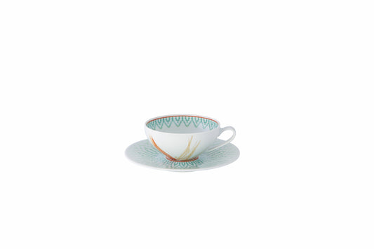 Fiji Tea Cups & Saucers Set of 4