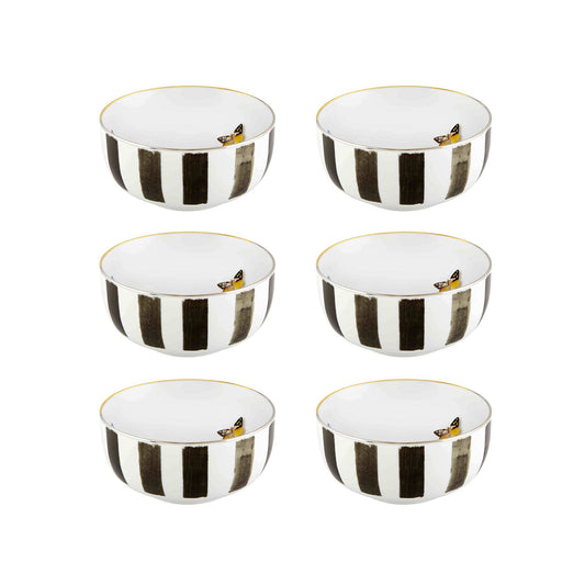 Sol Y Sombra 6" Bowls Set of 6