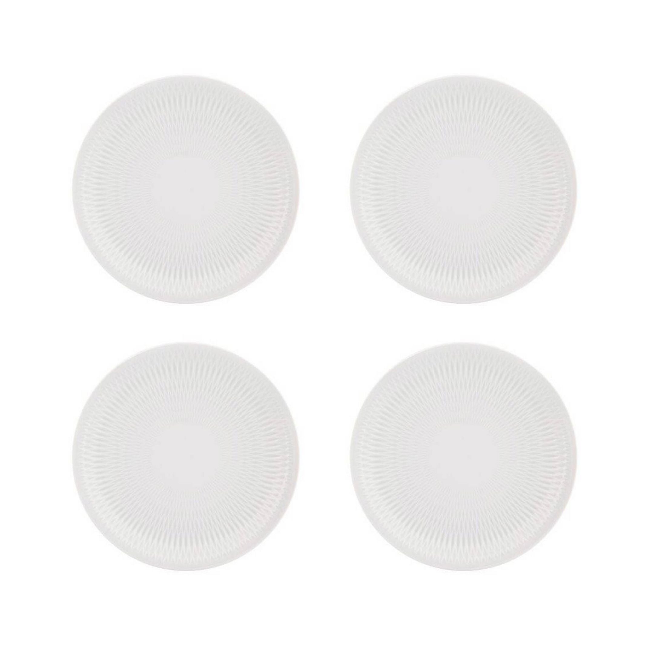  Vista Alegre Utopia Bread & Butter Plates Set of 4 - White - Bonton