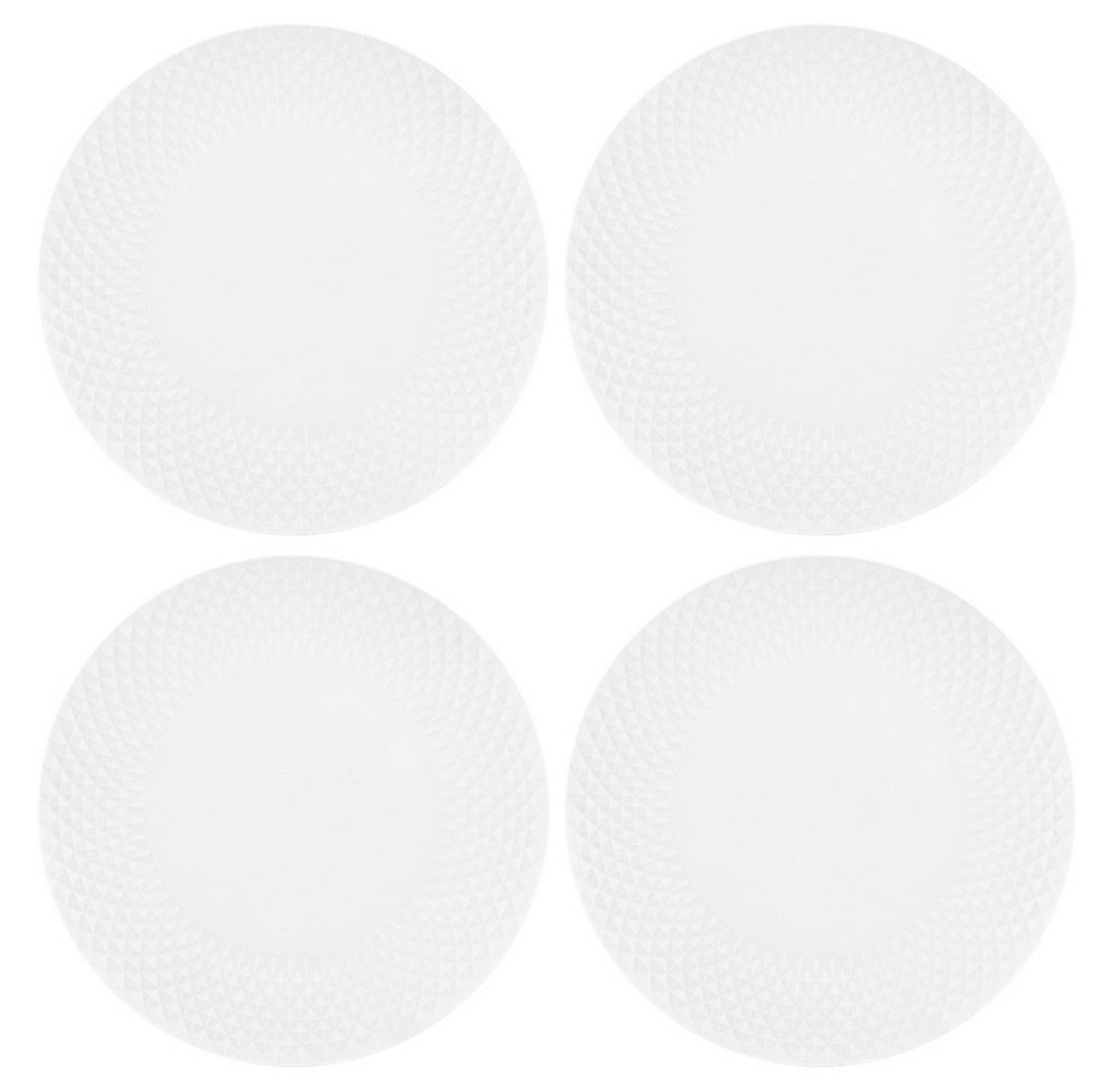  Vista Alegre Maya Bread & Butter Plates Set of 4 - White - Bonton