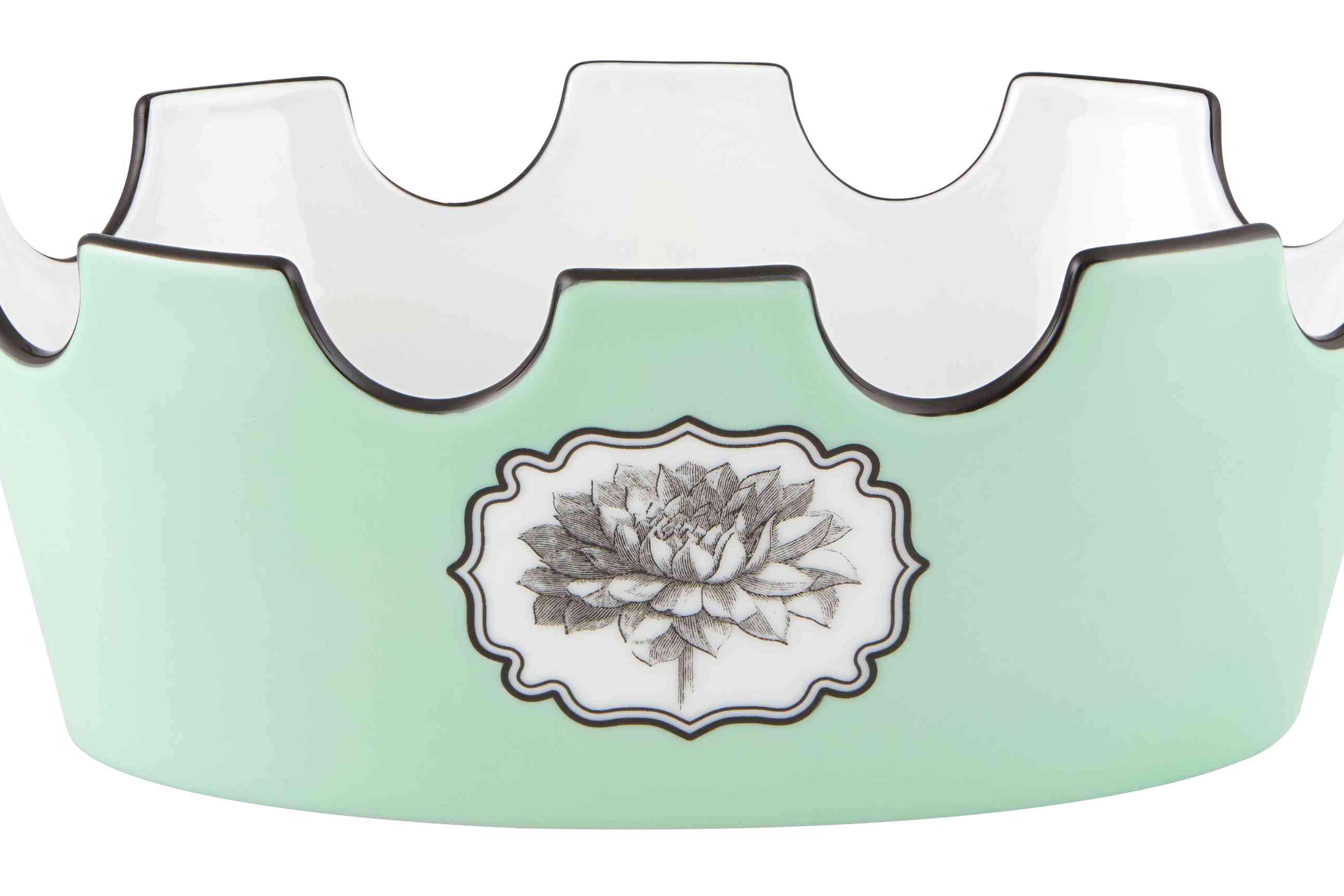  Christian Lacroix by Vista Alegre Herbariae Fruit Oval Bowl - Green - Bonton