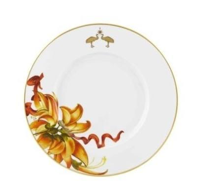  Vista Alegre Amazonia Dessert Plates Set of 4 - Multi - Bonton