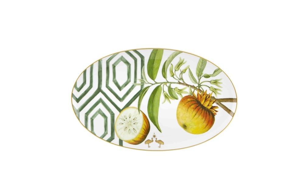  Vista Alegre Amazonia Large Oval Platter - Multi - Bonton