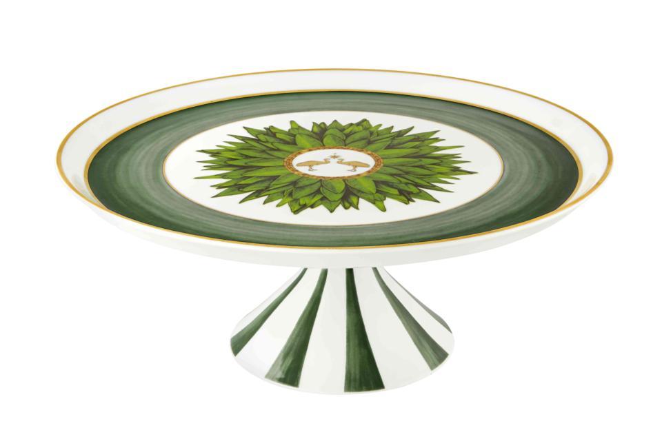  Vista Alegre Amazonia Large Cake Stand - Multi - Bonton