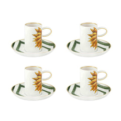 Amazonia Coffee Cups & Saucers Set of 4