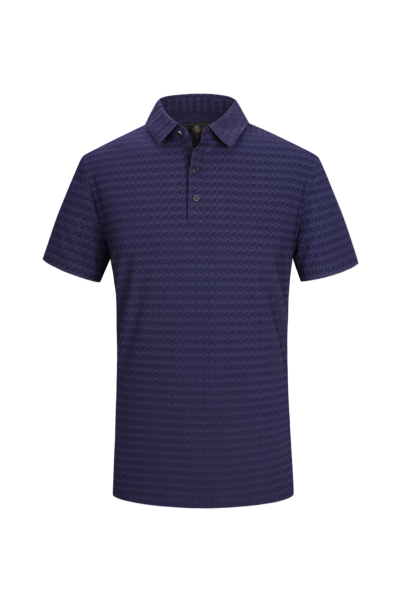  Barocco Tessera Performance Polo NAVY - NAVY - Bonton