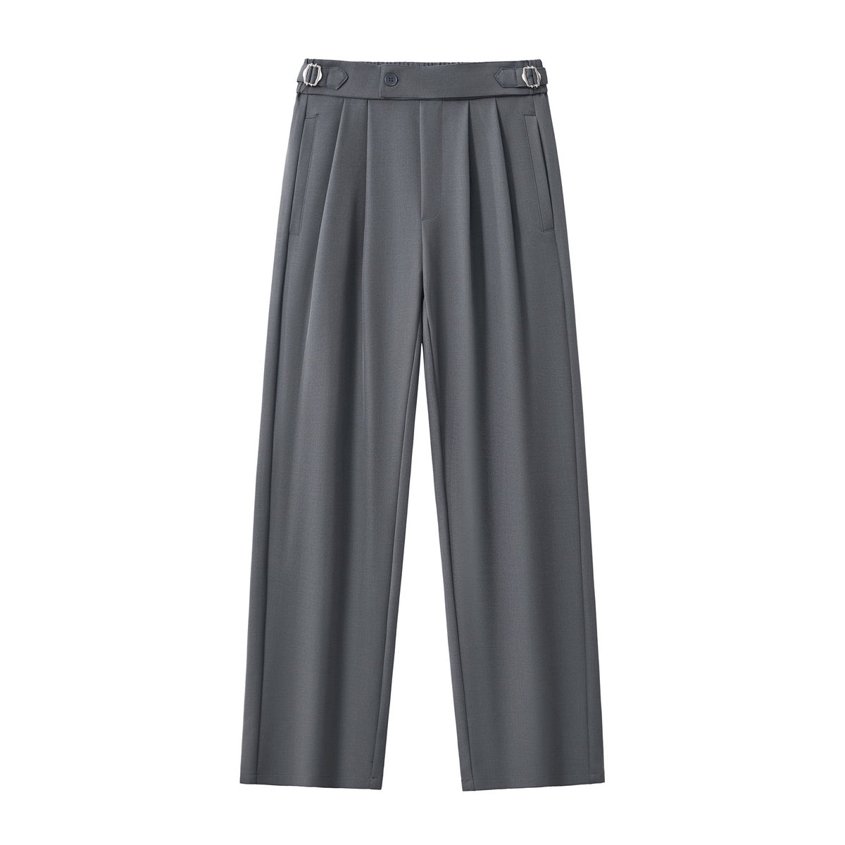  Barocco Wellington Side-Tab Trousers GREY - GREY - Bonton