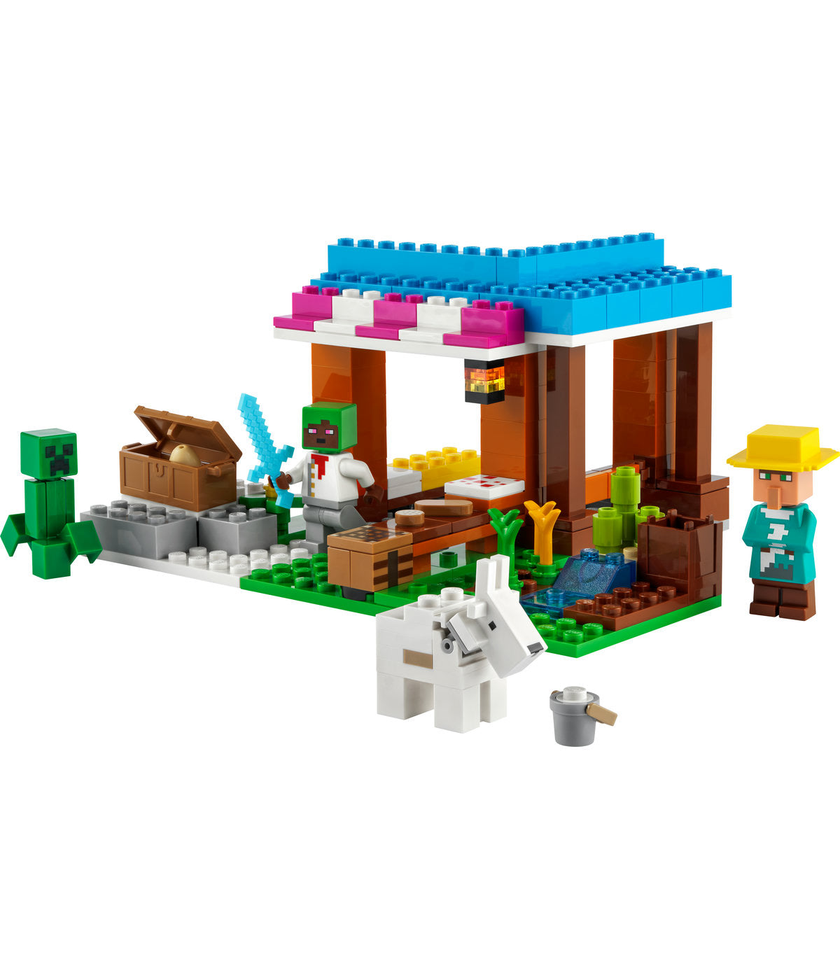  LEGO LEGO Minecraft The Bakery 21184 Building Kit (157 Pieces) - Multi - Bonton