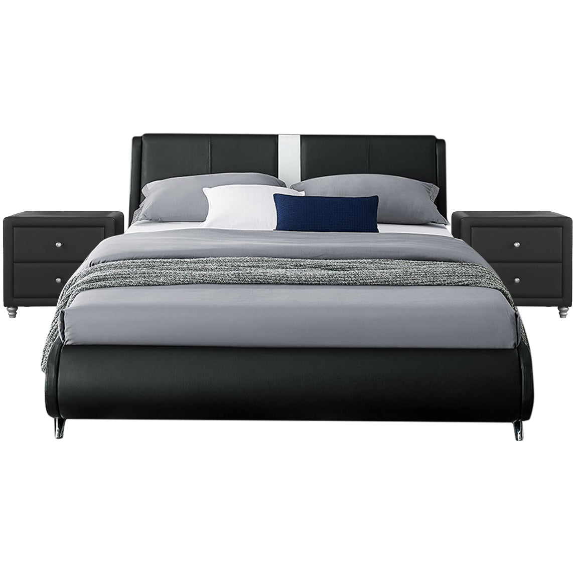  Carlton Bed - Black - Bonton