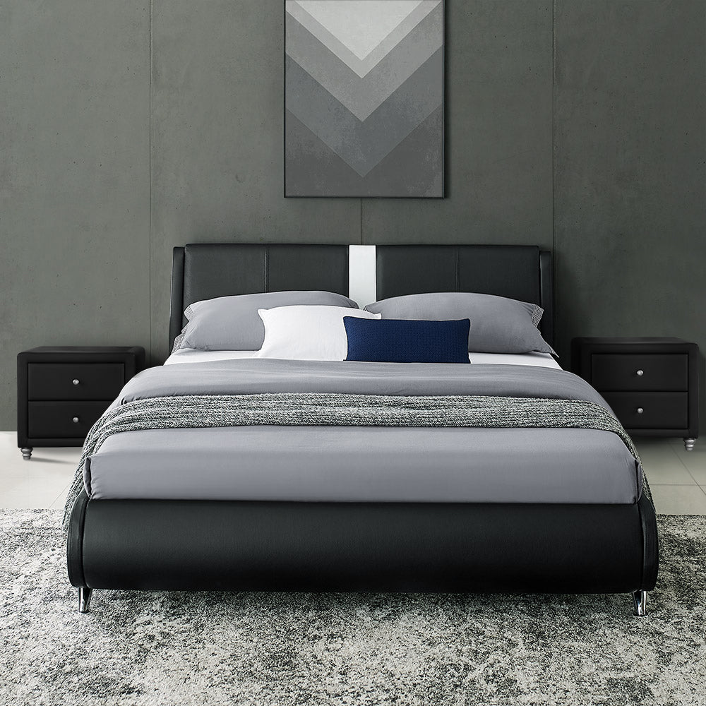  Camden Isle Carlton Bed - Black - Bonton