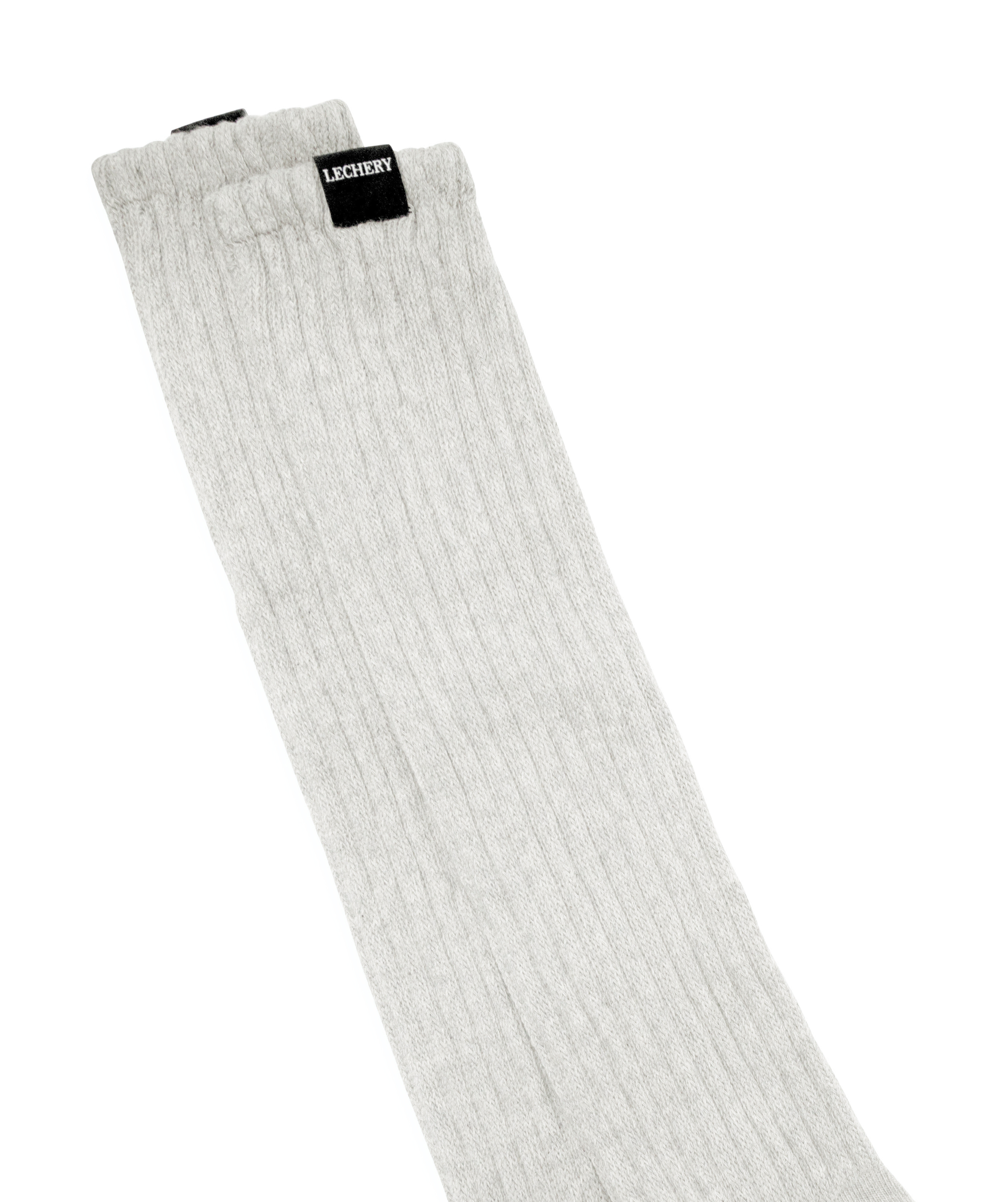  LECHERY LECHERY UNISEX SCRUNCH SOCKS - WHITE - Bonton