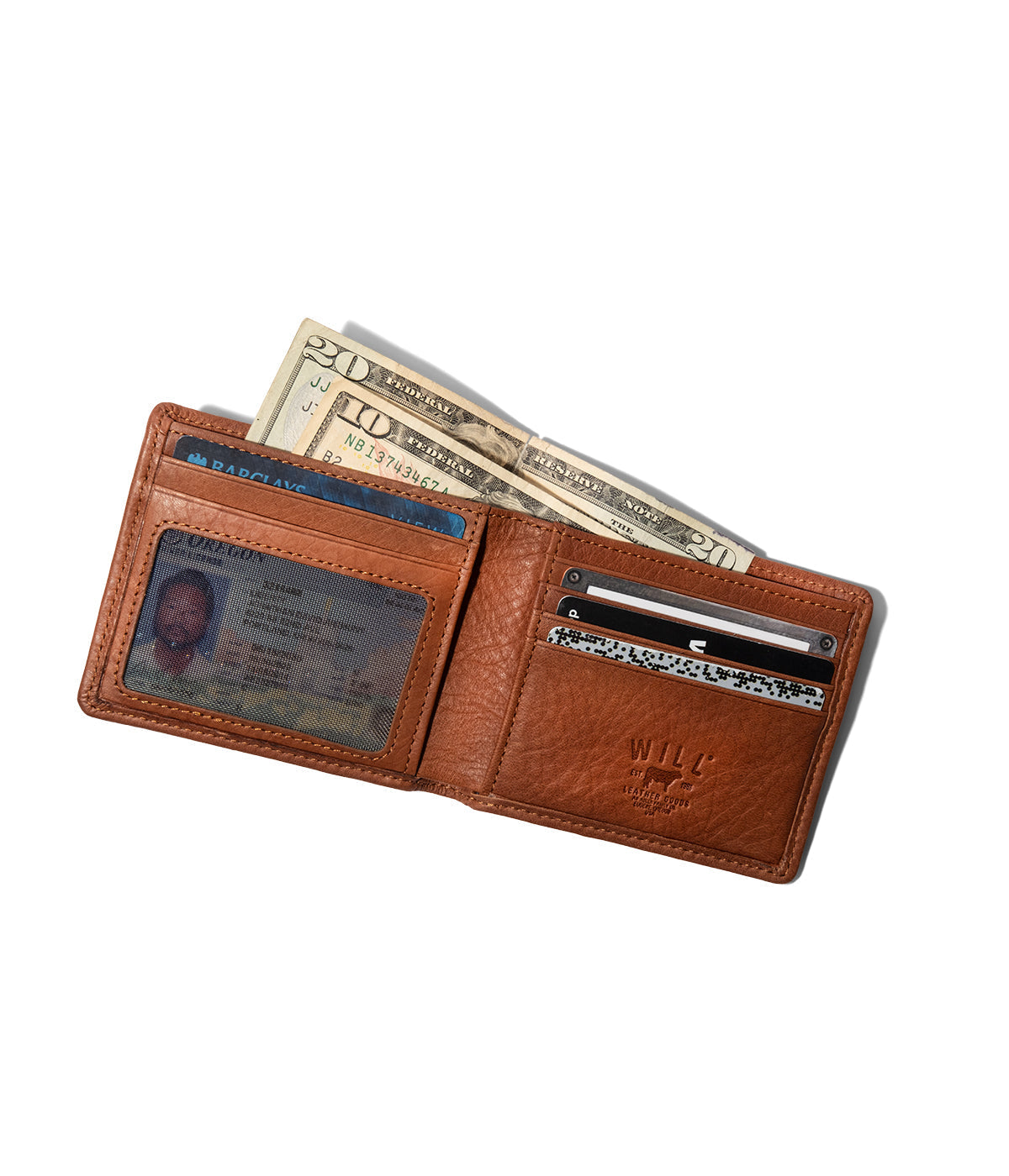  Will Leather Goods Classic Billfold - Tan - Bonton