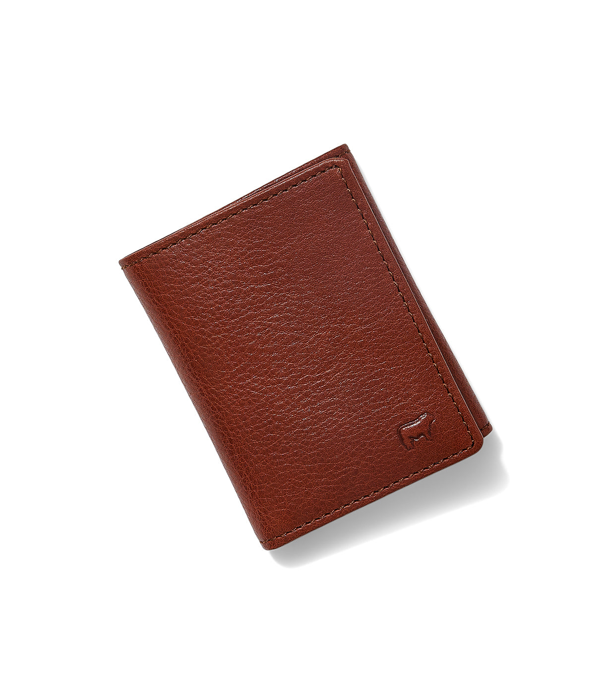  Will Leather Goods Classic Trifold Leather Wallet - Brown - Bonton