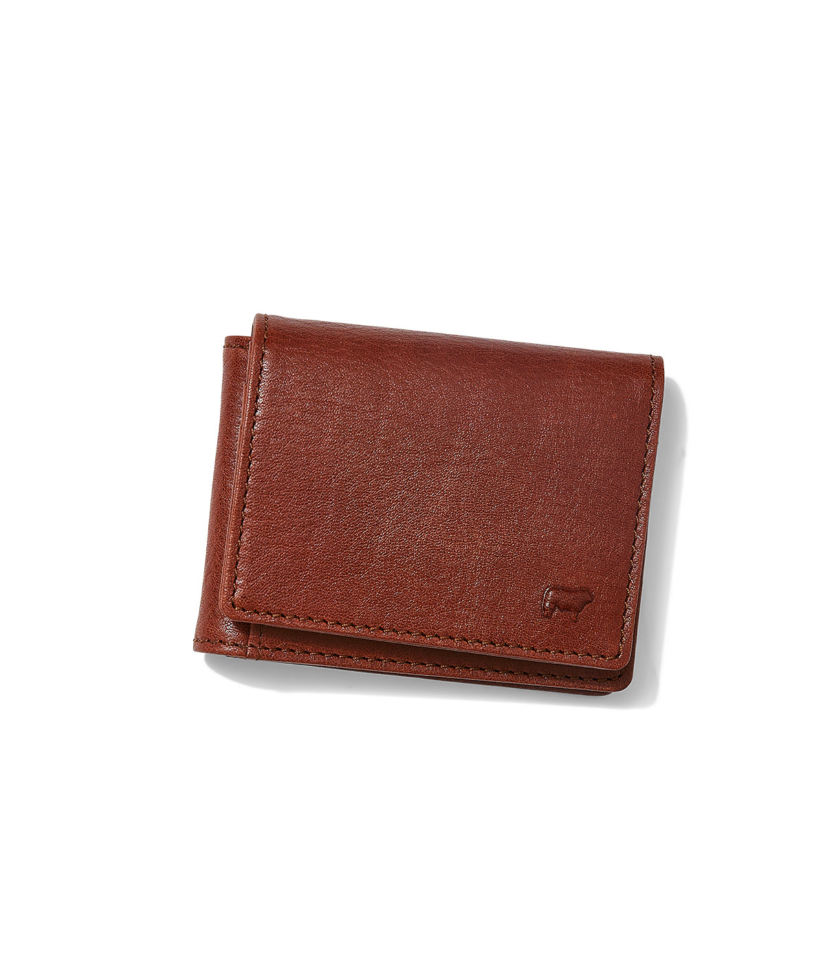  Will Leather Goods Classic Leather L-Fold Wallet - Cognac - Bonton