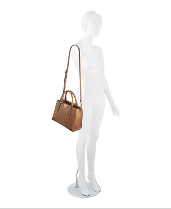  Nine West Darcie Satchel Bag - Saddle Tan - Bonton