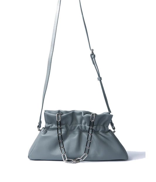 Mila Bag in Smooth Leather Blue