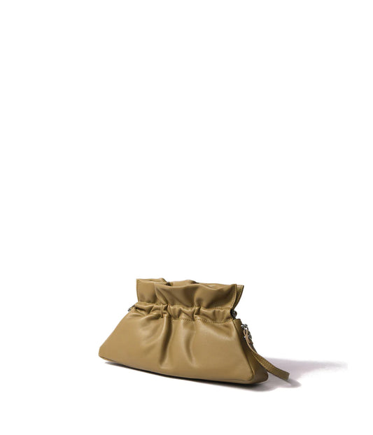 Mila Bag in Smooth Leather Mustard Green
