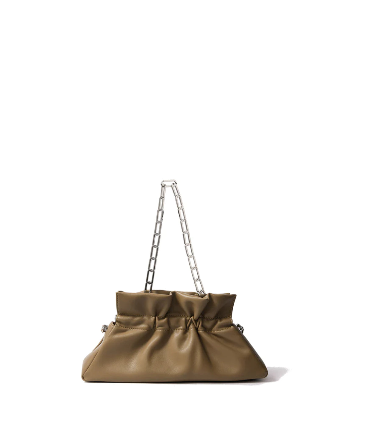 Mila Bag in Smooth Leather Mustard Green