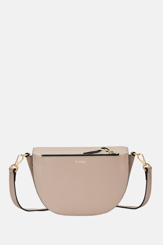 Oryany - Lottie Saddle Crossbody Small Handbags - Taupe / One Size