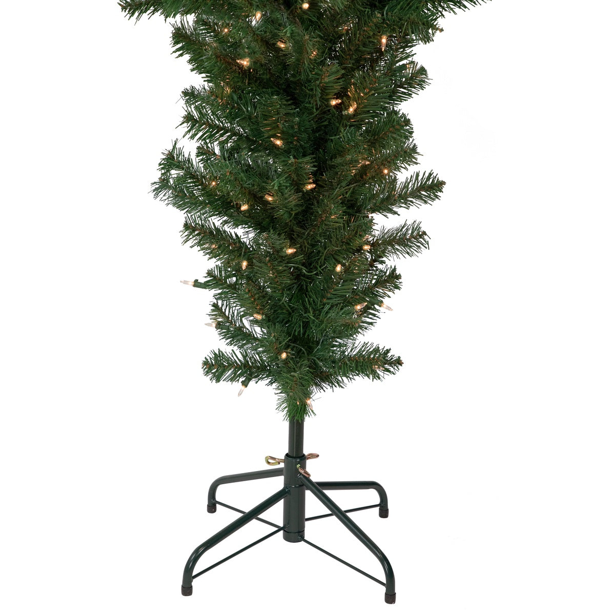  Northlight 7.5' Pre-Lit Green Spruce Artificial Upside Down Christmas Tree - Clear Lights - Default Title - Bonton