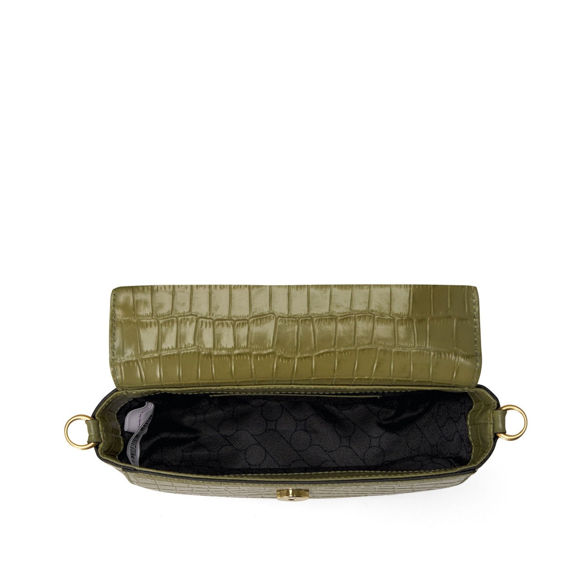  Oryany Lottie Croco  - Small Crossbody - Black - Bonton